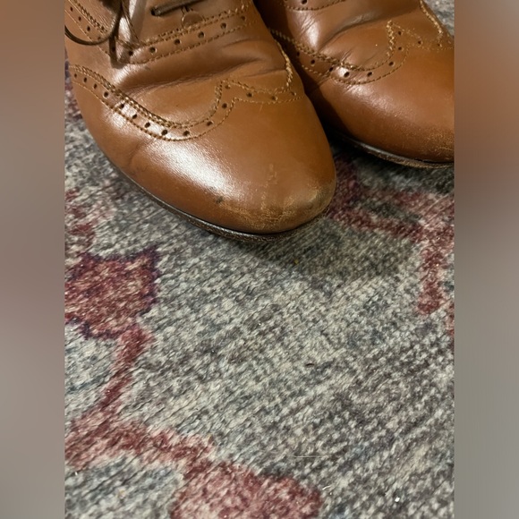 J. Crew Leather Wing-Tip Oxfords | Cognac | 6 - Picture 10 of 10